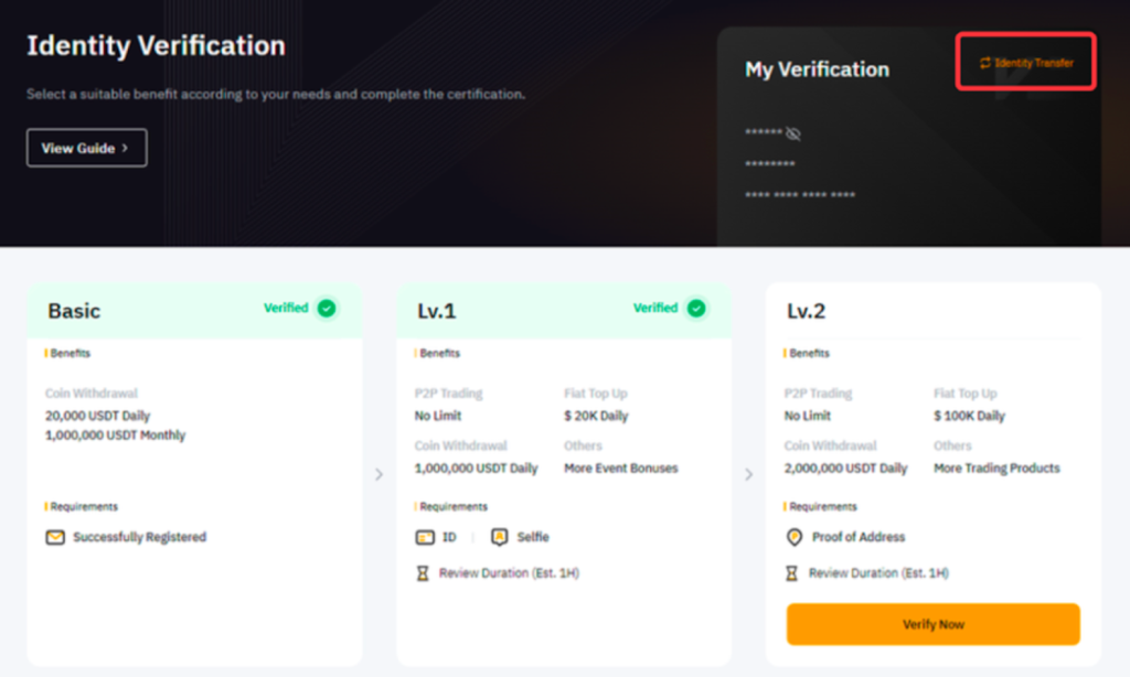 How to Transfer Your KYC to Another Account with Bybit Cashback Up to 25% of Trading Fees